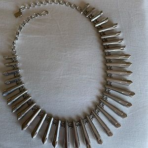 Kendra Scott silver statement necklace